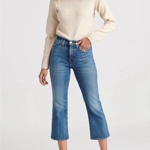 Lucky Brand Bridgette High Rise Crop Mini Boot Jeans Size 0/25